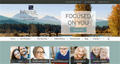 Desktop Screenshot of infocus-eyecare.com